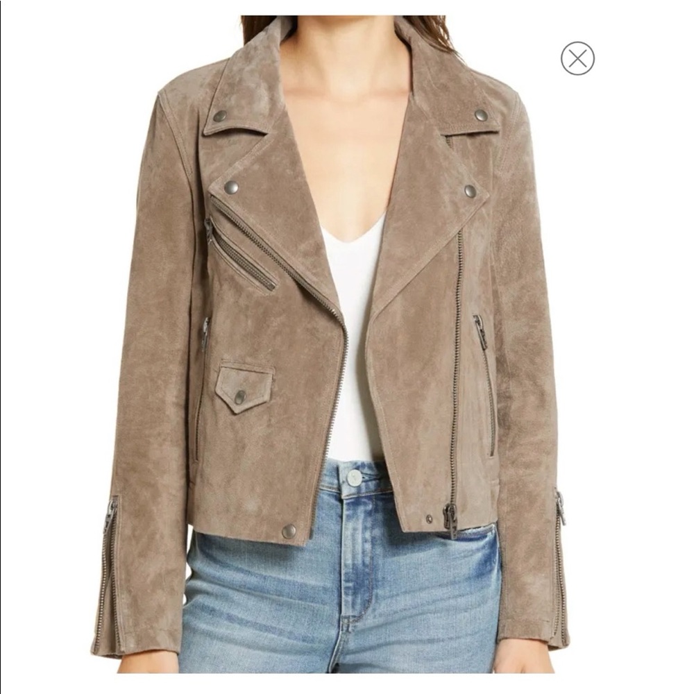 NWT BlankNYC Suede Motojacket